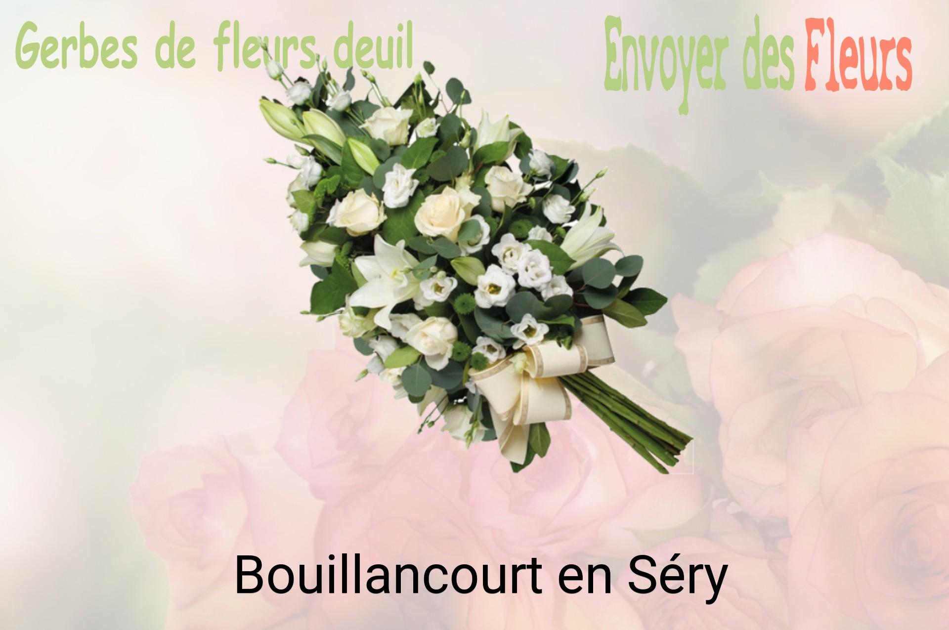 Gerbe de fleurs de deuil livrée à Bouillancourt-en-Séry